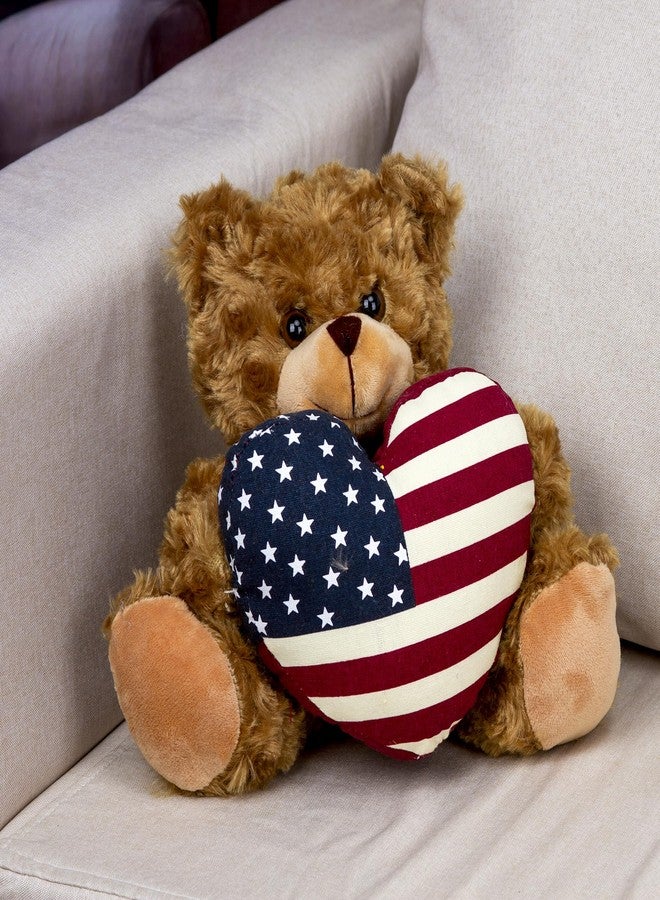 Plushland American Pillow Bear 11 Inches Adorable Beige Pillow Plush Stuffed Animal Toy for Kids Children - Image 3